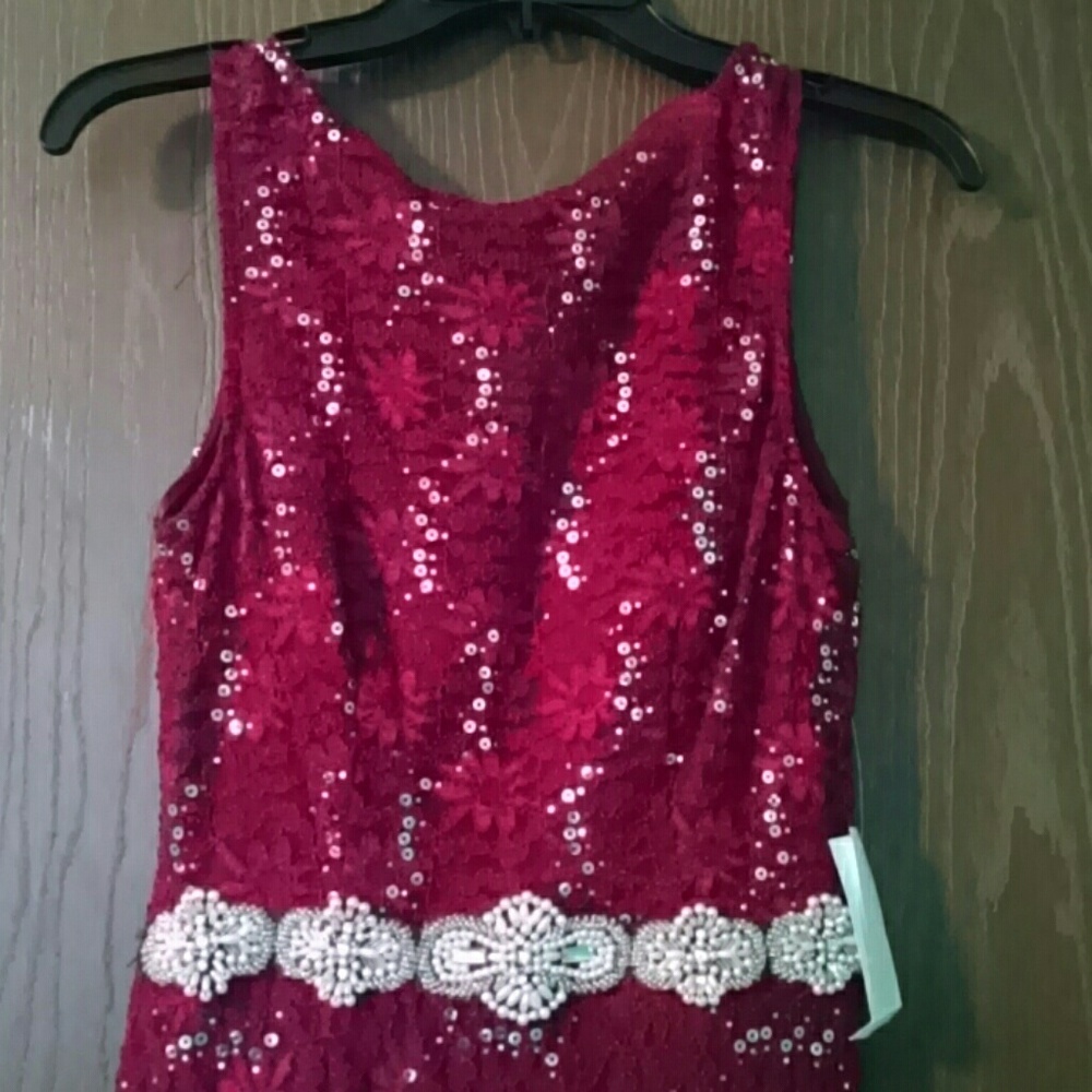 Wine Red Prom Dress